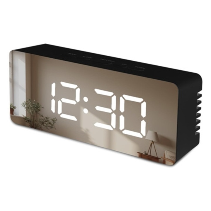 Gertiz dekoratív óra elektronikus riasztással, USB porttal, LED-del