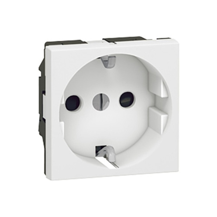 Prize Mosaic 2 Schuko cu suruburi, alb