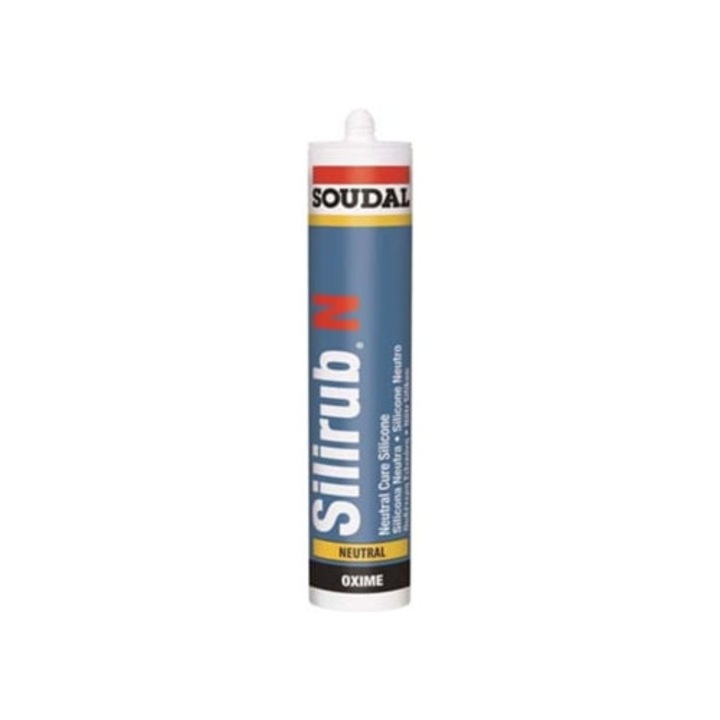 Silicon Neutro Silirub N, 300ml, alb
