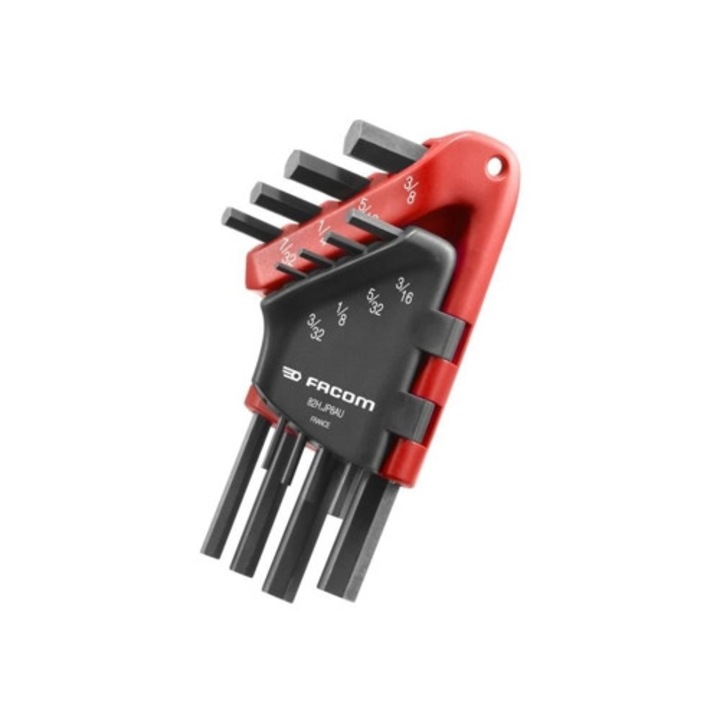 Set de chei cu unghi de 6 puncte, JP, in carcasa Facom 82H.JP8AU