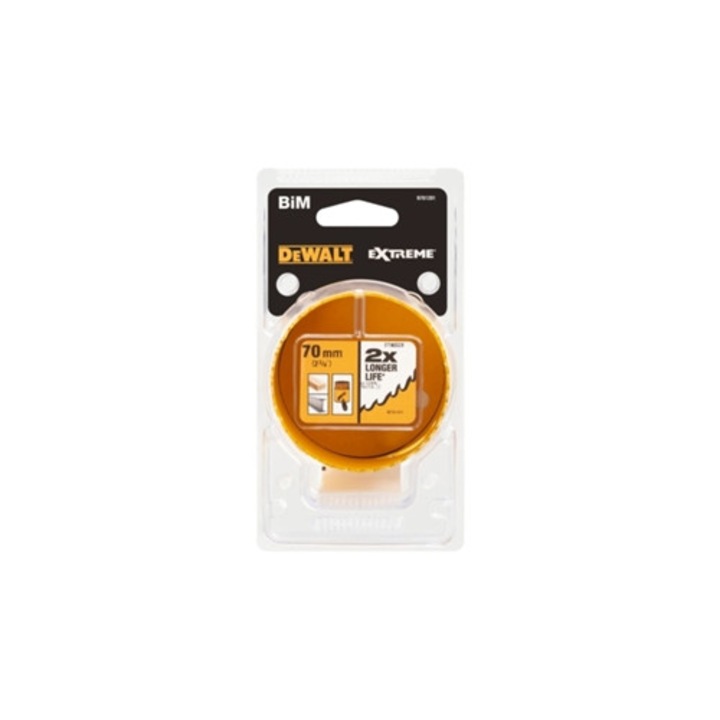 Комплект боркорони DEWALT Bi-metal 70мм