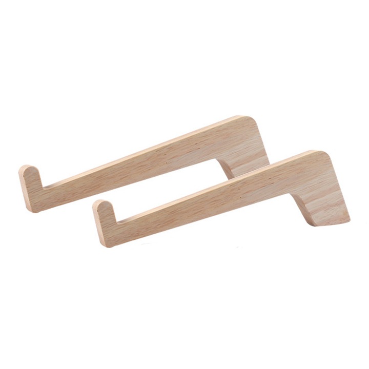 Suport laptop, universal portabil, bambus, pentru laptopuri de 11-14 inch, 26x8.5 cm