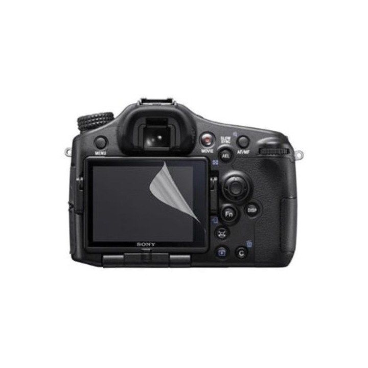Защитно фолио за екран за Sony A77, комплект от 3, ултра тънко, пластмасово защитно фолио