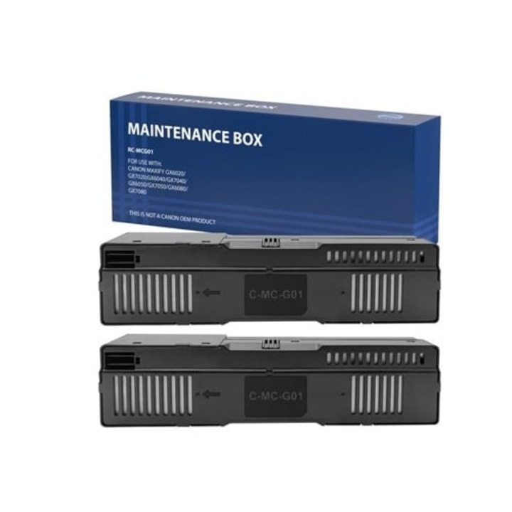 2 db karbantartó patron készlet tintasugaras nyomtatókhoz, Mc G01 4628c001 csere, Canon Maxify Gx6040 Gx6050 Gx7050 Gx5050 Gx7090 modellekhez