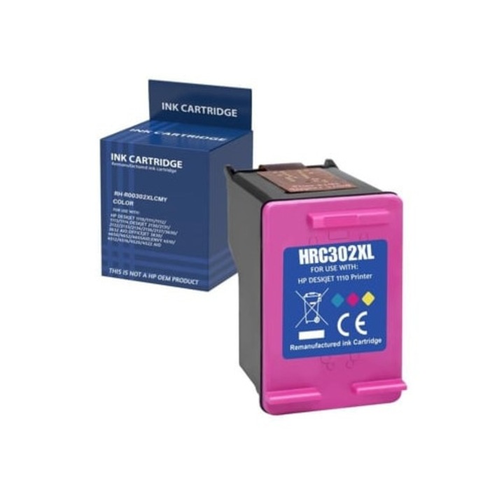 HP 302XL színes tintasugaras nyomtatópatron, kompatibilis szett