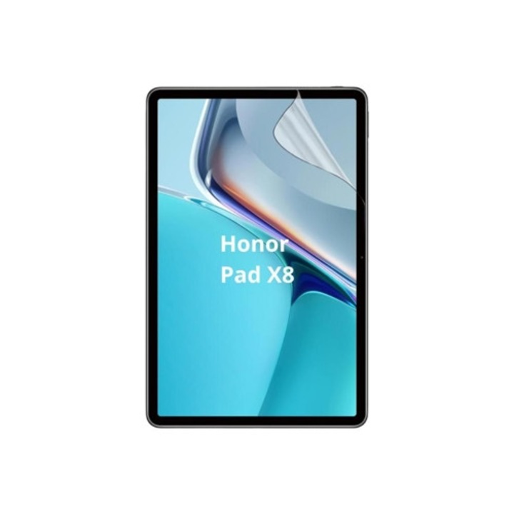 Tabletta védőfólia, 2 db-os szett, ultravékony, műanyag, Honor Pad X8-hoz