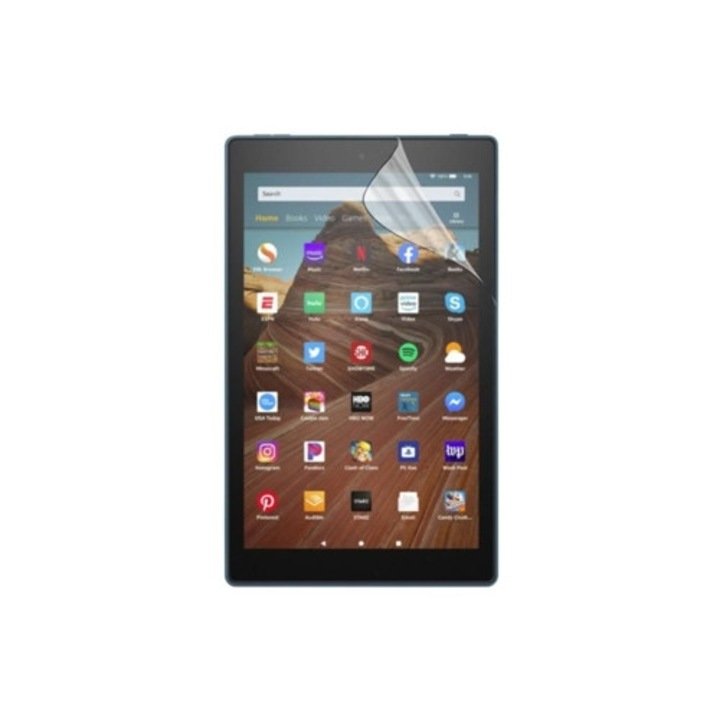 Tabletta védőfólia, Phonillico, 2 darabos készlet, ultravékony, műanyag, Amazon Fire HD 10-hez
