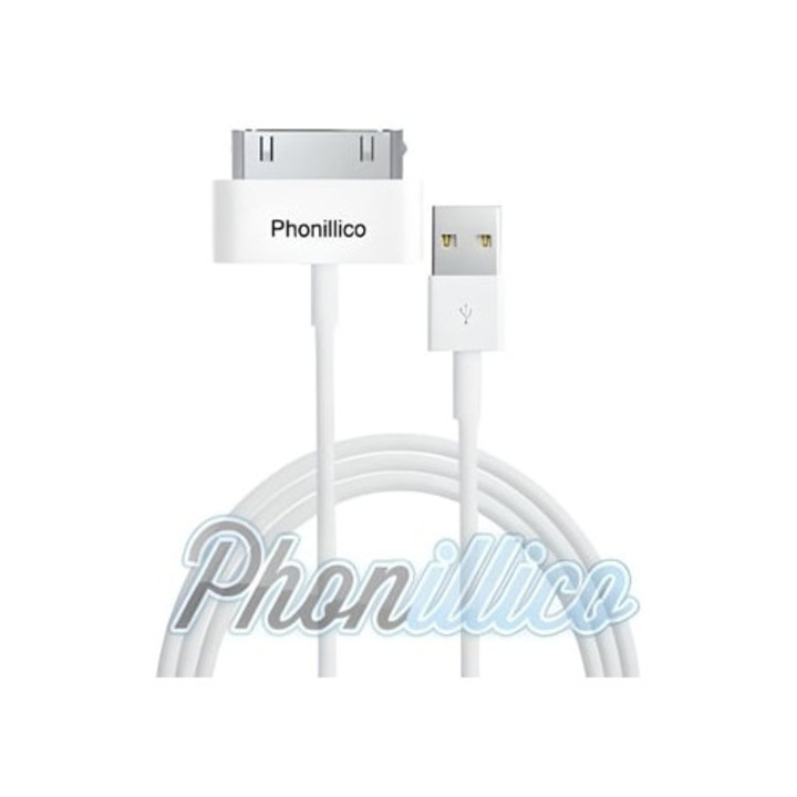 Fehér USB kábel iPad 2/3/4-hez, szett
