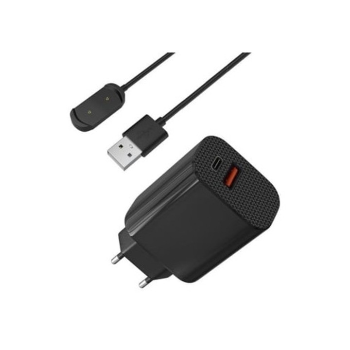 Incarcator de sector 12W pentru ceasuri Smartwatch, compatibil cu Amazfit GTR/GTS/T Rex