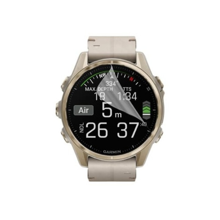 Képernyővédő fólia Garmin Fenix 8 51mm, 6 db-os készlet, ultravékony műanyag, átlátszó