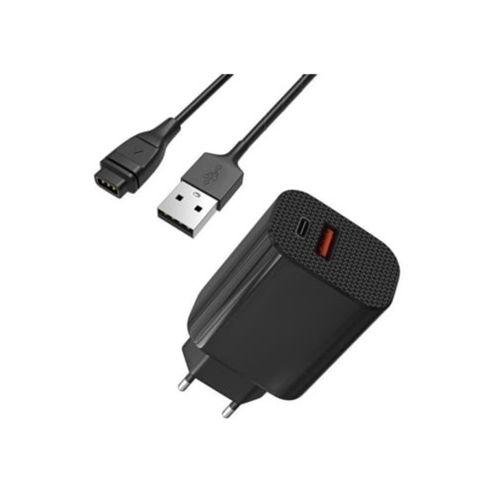 Incarcator de perete 12W cu cablu pentru ceasuri Coros Pace 3/Pace 2/Apex 2/Apex 2 Pro/Vertix 2/Apex Pro, accesorii smartwatch