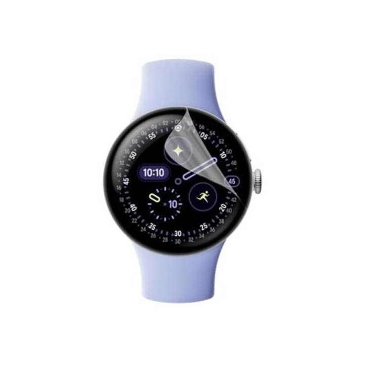 Protectie ecran pentru Google Pixel Watch 4 45mm, set 6 bucati, ultra-subtire, film protector plastic