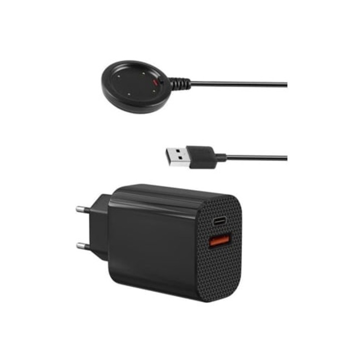 Incarcator de perete 12W cu cablu pentru smartwatch-uri, set