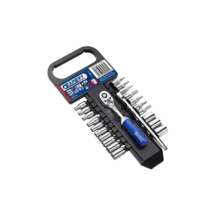 Set chei cu clichet 1/4, 22 piese