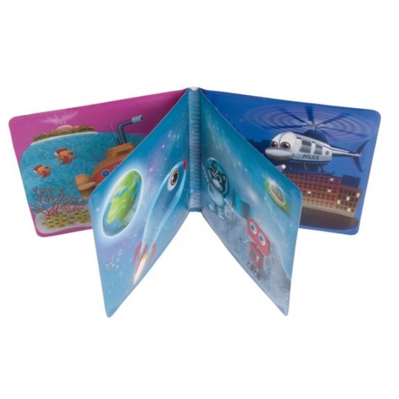 Carte educativa, baie, Happy Vehicles