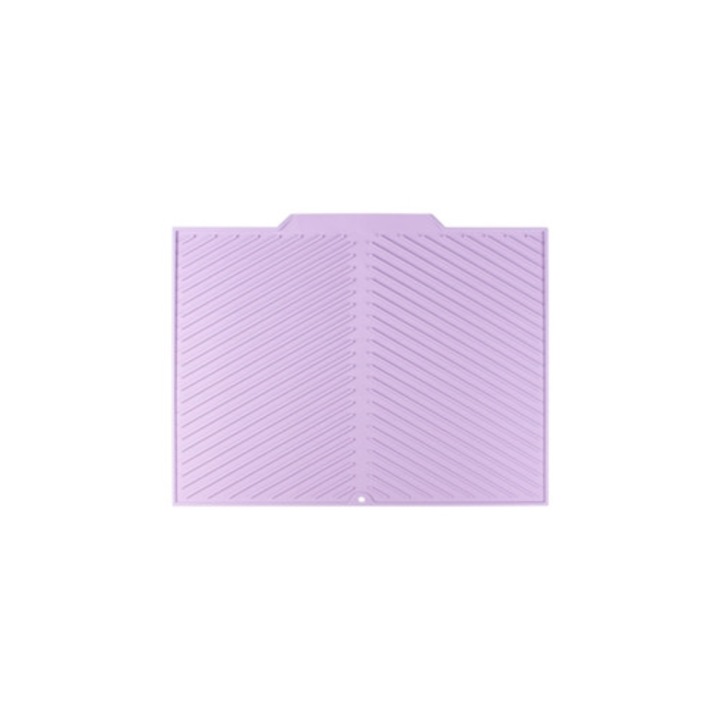 Edényszárító, szilikon, 16.5x20 inch, mov