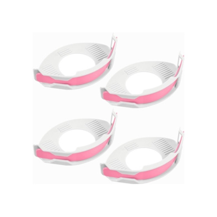 Lepedűtartó, 4 darabos szett, rózsaszín