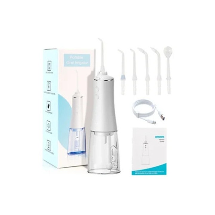 Digitallab Aow06 hordozható szájzuhany, fehér