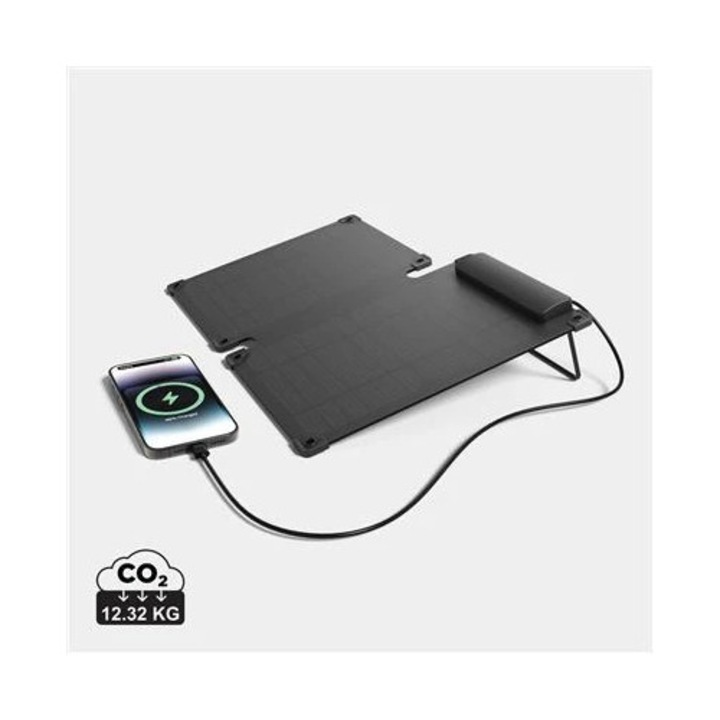 Panou solar Smuff Solarpulse 10W, foldabil, 21% eficiență, negru, 457g