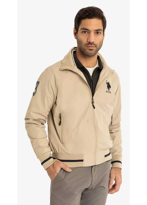 Jachetă bărbați, U.S. Polo Assn., TRACK, maro, XL