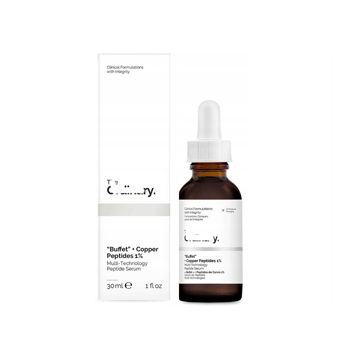 Ser de peptide cu cupru 1%, 30ml, ingrijire zilnica pentru fata