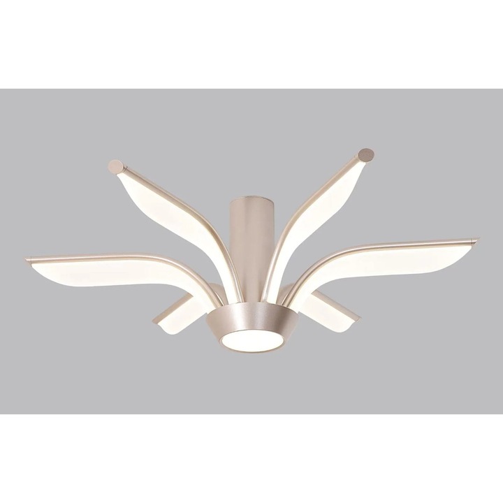 RFAN LED полилей, модел DG33-6M, с дистанционно управление, 3 вида светлина, регулируем интензитет, 96W, златен