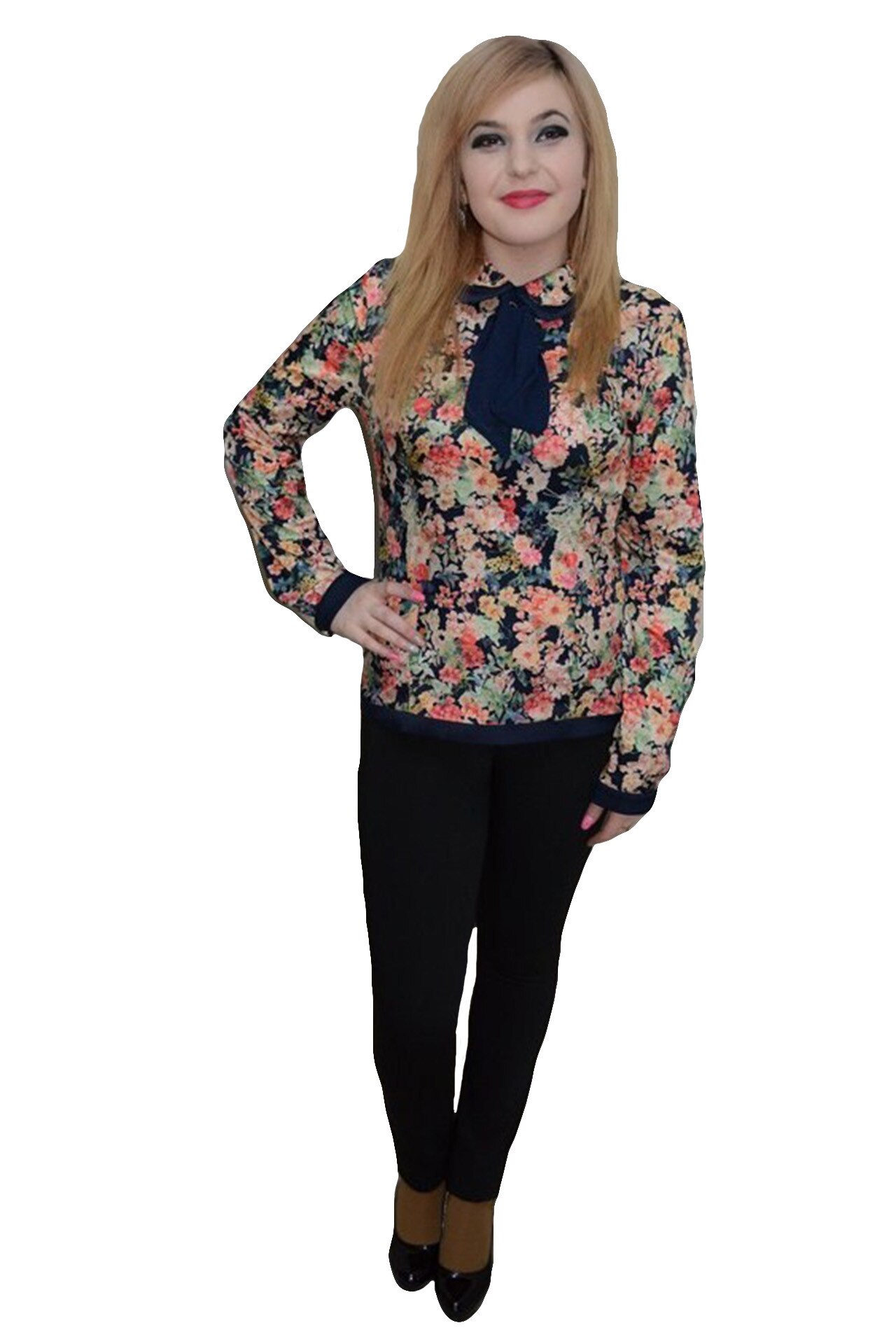 Pantaloni eleganti, croiala moderna , D&J Exclusive, Negru