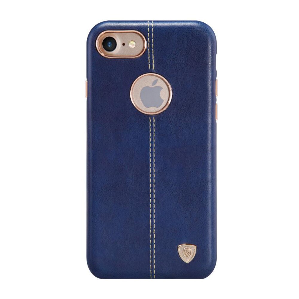 Husa spate din piele Nillkin Englon pentru iPhone 8, albastru