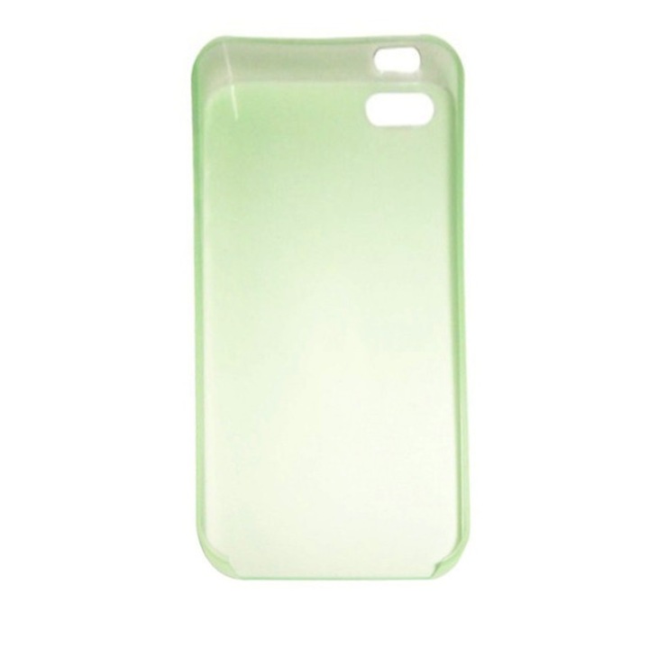 Husa silicon ultraslim verde deschis pentru Apple iPhone 5, 5S, SE