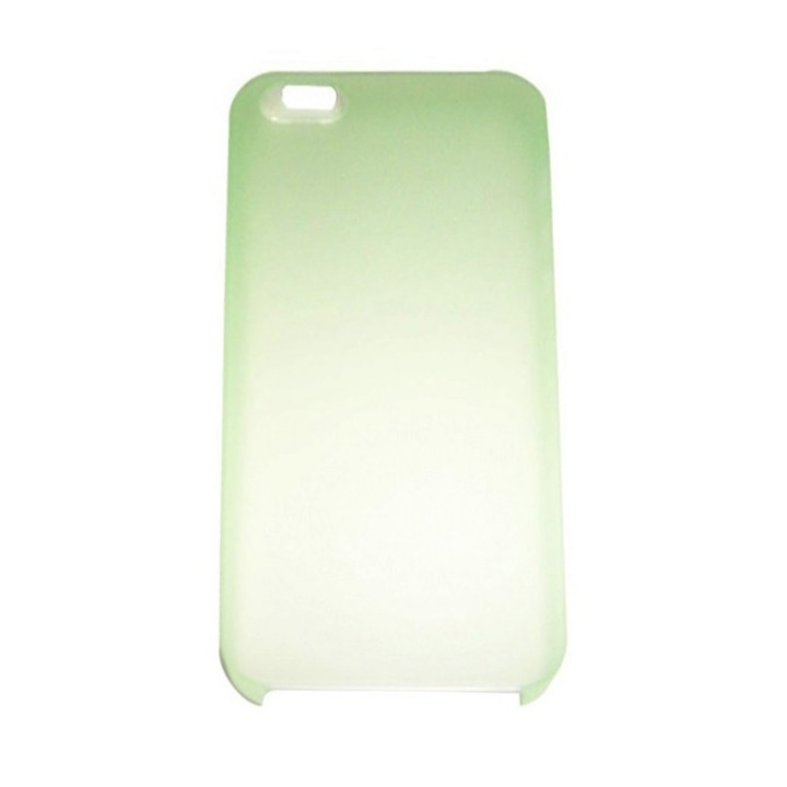 Husa silicon ultraslim verde deschis pentru Apple iPhone 5, 5S, SE