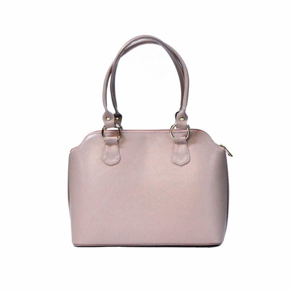 Geanta dama,Zea,piele naturala,bej somon