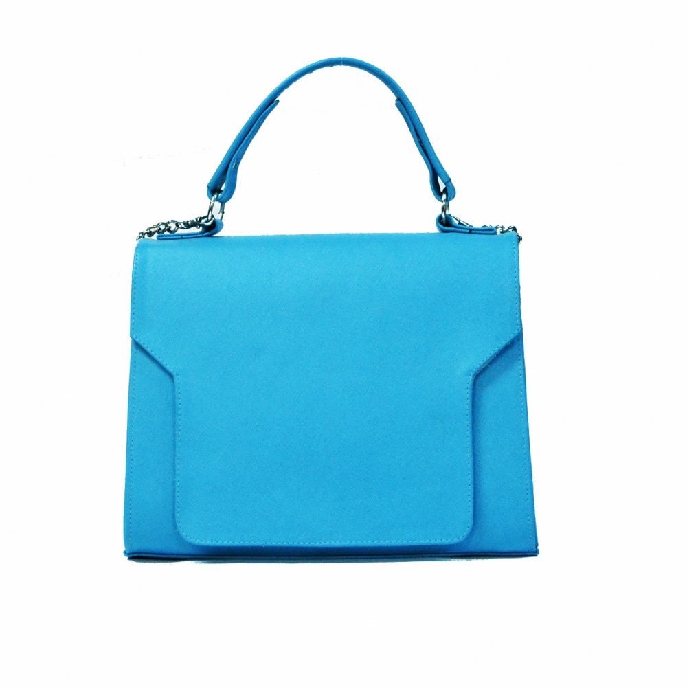 Geanta dama,Zea,piele naturala,casual blue