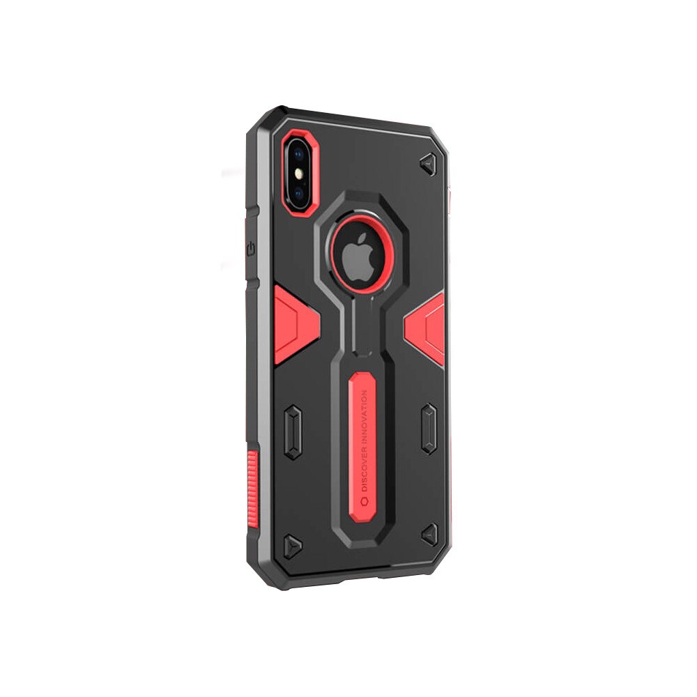 Husa spate hibrida Nillkin Defender pentru iPhone X, rosu