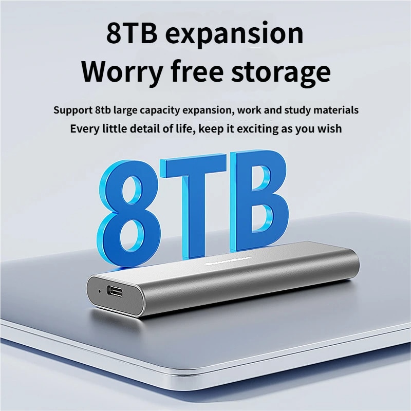 Rack Extern M2. NVME SATA SSD Ház Bluvista®, USB 3.2 Gen2, 8 TB ...