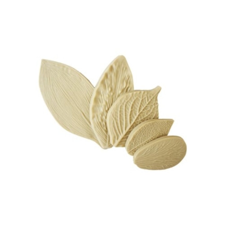 Decupatoare 3D Frunze (Silicon, Fursecuri)