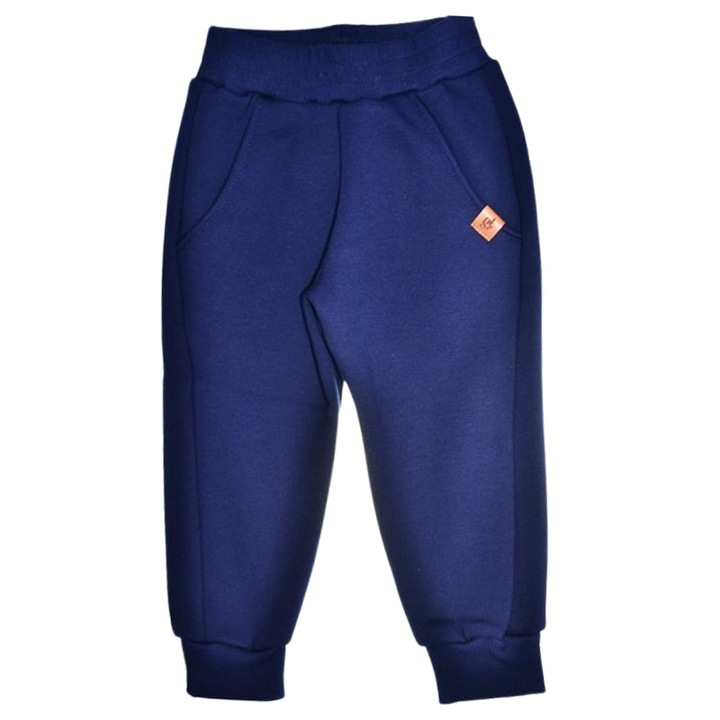 Fiú bolyhos sportnadrág, GT 0433B, Sötétkék 123611