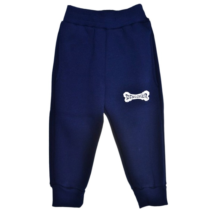 Fiú bolyhos sportnadrág, GT 0423B-92, Sötétkék 92 CM