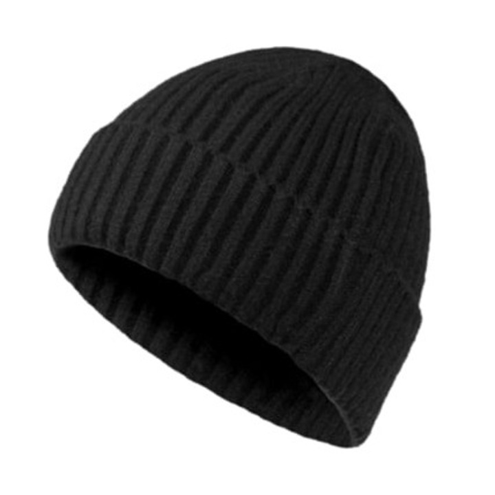 Férfi téli gyapjú sapka, slouchy modell, többszínű