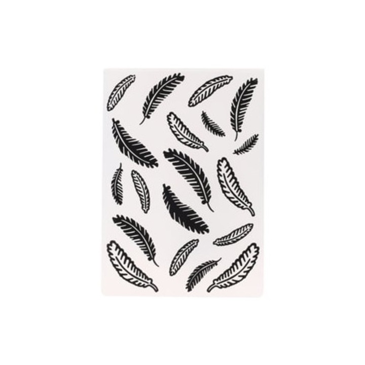 Matrita de copt DIY cu sabloane de embosare Flori Animale Craciun Pana 01