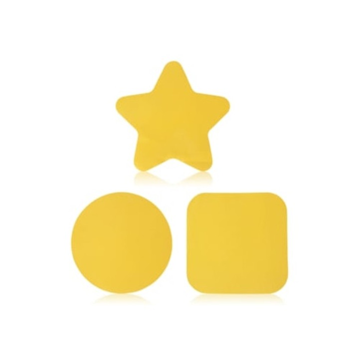 Forma cuburi de gheata, capacitate mare, galbena, dubla, rotunda