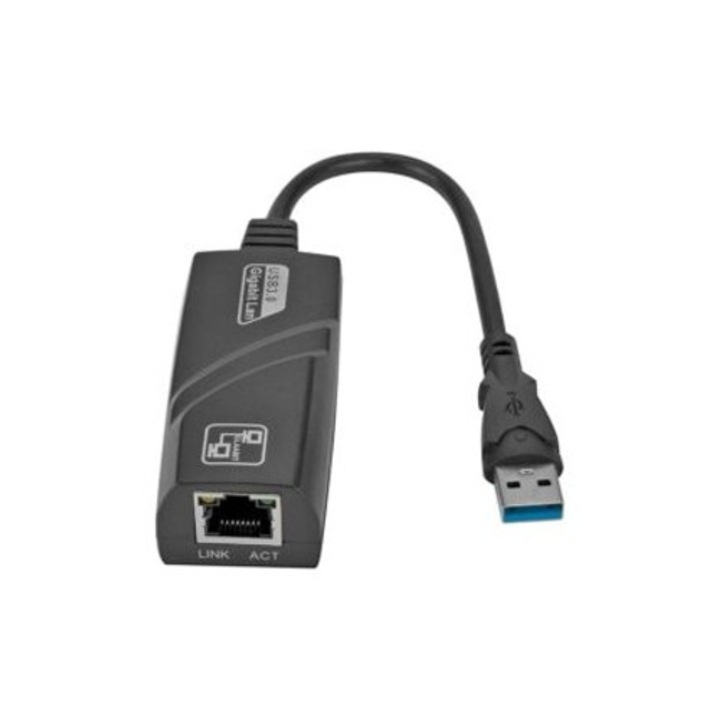 Adaptor Usb pentru Retea Rj45, Negru