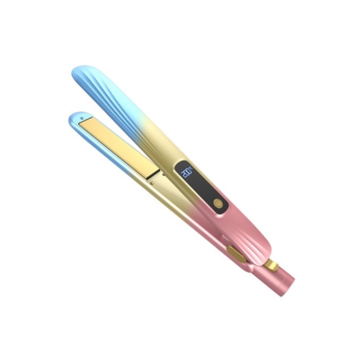 Termostat reglabil pentru indreptat parul, Multicolor