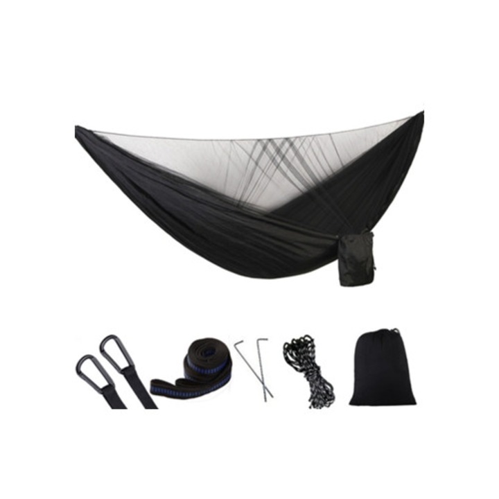 Hamac de odihna cu plasa de tantari 290 X 140 cm
