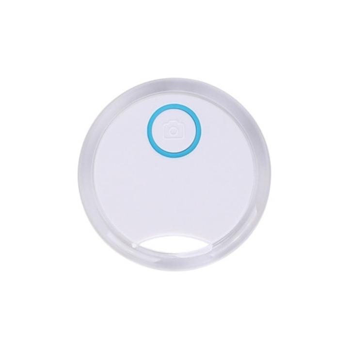 Tracker inteligent GPS portabil Bluetooth pentru copii, Alb