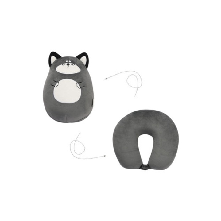 Perna de gat convertibila, Negru