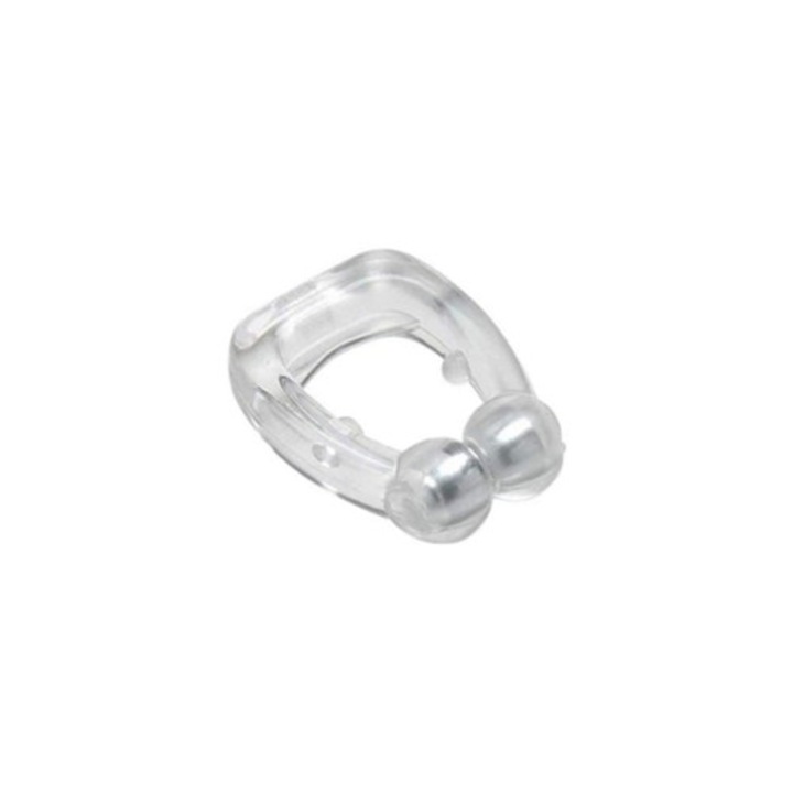 Clema de nas magnetica din silicon anti-sforait, Transparent