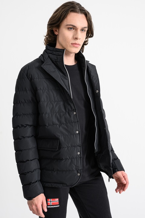 Geographical Norway, Geaca dubla cu fermoar Bao, Negru