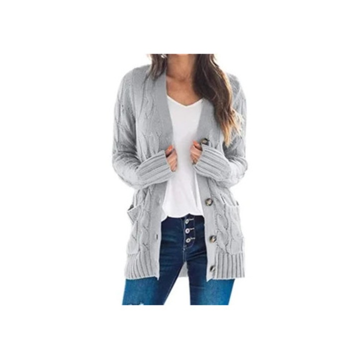 Ceas decorativ LED digital, ceas mini din lemn, incarcare USB, control vocal