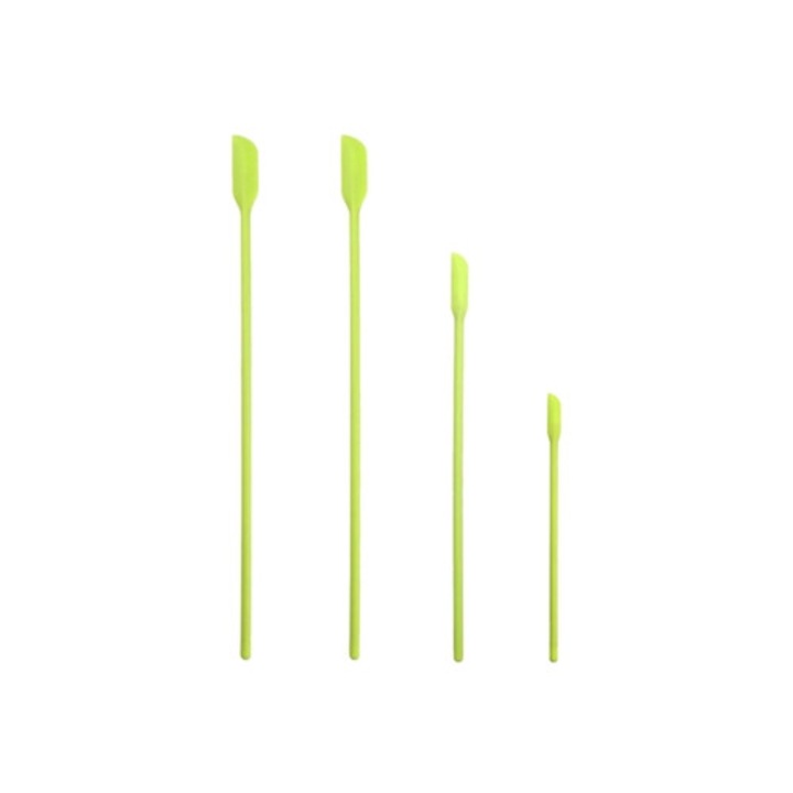 Mini Spatula Reutilizabila din Silicon pentru Bucatarie, Borcane si Crema (Set de 4), Verde