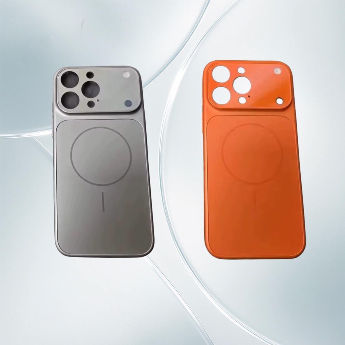 Husa magnetica ultra-subtire pentru iPhone 17 Promax – Sticla mata nano, protectie camera, culoare Gri